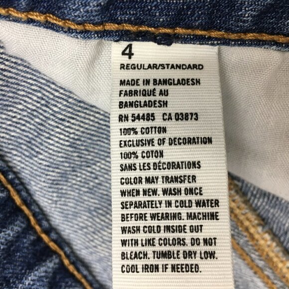 American Eagle Women's Jeans Boy Jean Straight Leg size 4 length 28" - Picture 8 of 12